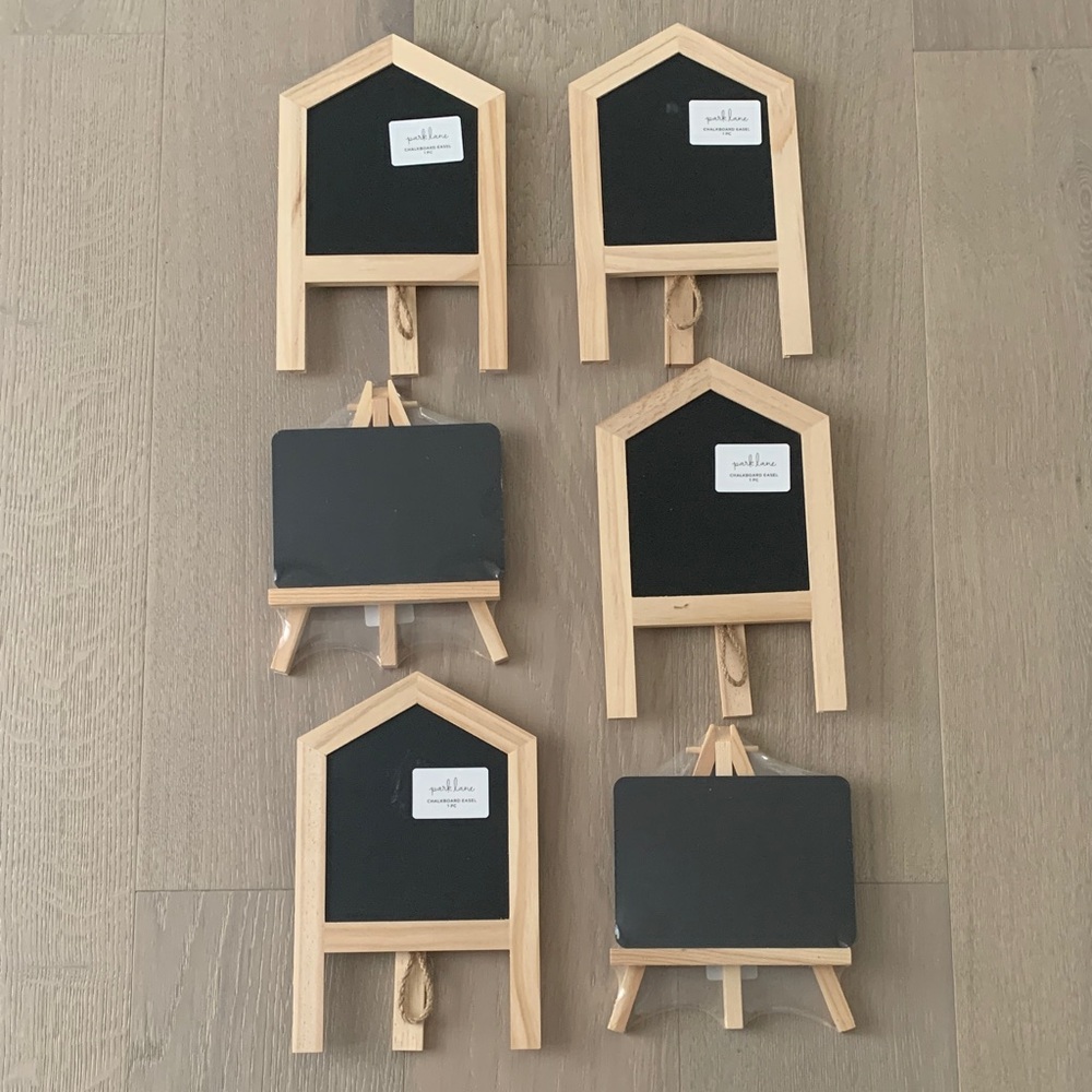 Wood Love Black Chalkboard Set